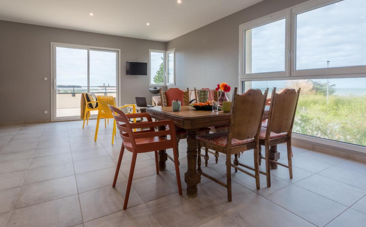 Tribord, Appt Avec Terrasse Et Vue Mer, Parking Saint-Côme-de-Fresné Dış mekan fotoğraf